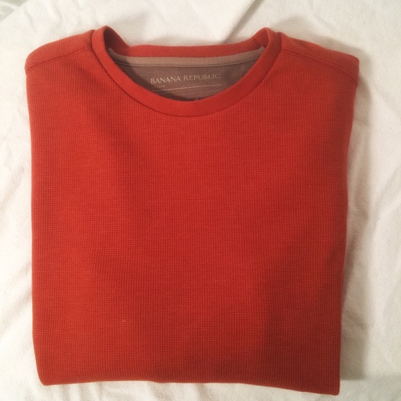Banana Republic Orange Sweater Men’s Size Large - Picture 4 of 4
